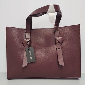 Rachel Zoe  Box Of Style Curateur Tote Bordeaux Vegan Leather [NewWithTags]